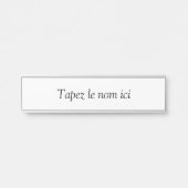 A personnaliser サインプレート (正面)