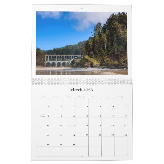 A Photographer's Perspective カレンダー (3月 2026)