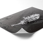 A piece of Ice in the Diamond beach ポスター (角)