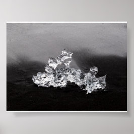 A piece of Ice in the Diamond beach ポスター