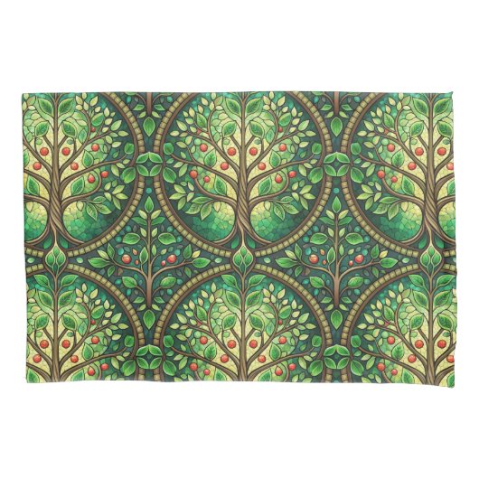 A pillowcase design featuring a detailed 枕カバー (正面)