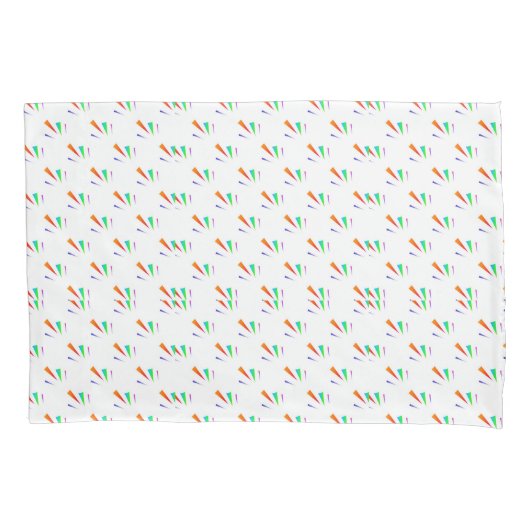 A pillowcase with a repeating pattern 枕カバー (正面)