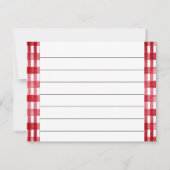 A Pinch of Love, A Dash of Home Recipe Card (裏面)