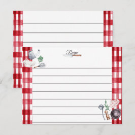 A Pinch of Love, A Dash of Home Recipe Card