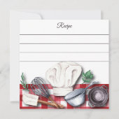 A Pinch of Love, A Dash of Home Square Recipe Card (正面)
