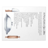 A Pinch Of What's In Your Kitchen ノートパッド (正面)