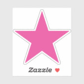 A Pink Star Of Feminism  シール (シート)
