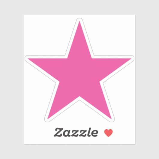 A Pink Star Of Feminism  シール (シート)