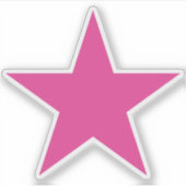 A Pink Star Of Feminism  シール (正面)