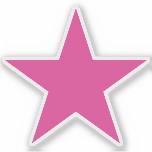 A Pink Star Of Feminism  シール (正面)