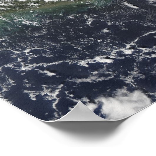 A pinwheel-like pattern of high pressure clouds ポスター (角)