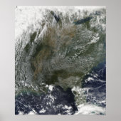 A pinwheel-like pattern of high pressure clouds ポスター (正面)