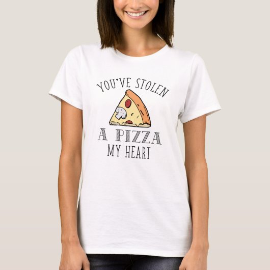 A Pizza Myハート Tシャツ (正面)