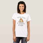 A Pizza Myハート Tシャツ (正面フル)