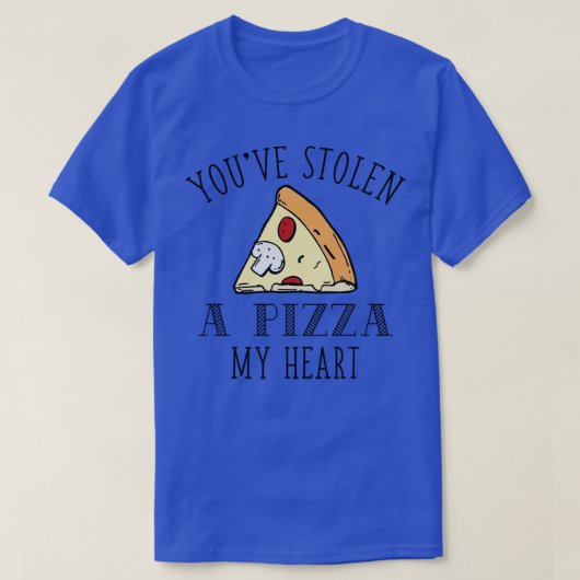A Pizza Myハート Tシャツ (デザイン正面)