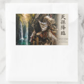 a place where the gods desccend to the earth 長方形シール (バッグ)