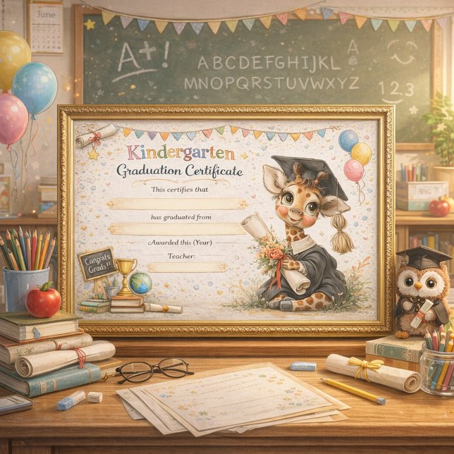 A Playful Giraffe Honoring Early Achievements (クリエイターアップロード済み)