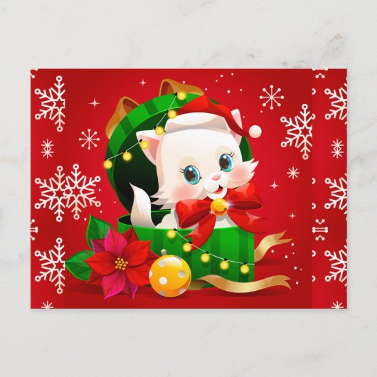 A Playful Kitten Postcard ポストカード (正面)