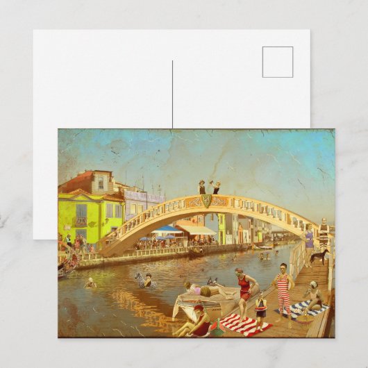 A Ponte dos Carcavelos de Aveiro （ポルトガル） ポストカード (正面/裏面)