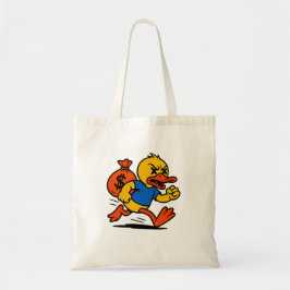 A POP ART STYLE THIEF DUCK Tote Bag トートバッグ