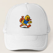 A POP ART STYLE THIEF DUCK Trucker Hat キャップ (正面)