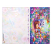 A Possum in His Reading Nook Notepad ノートパッド (正面)