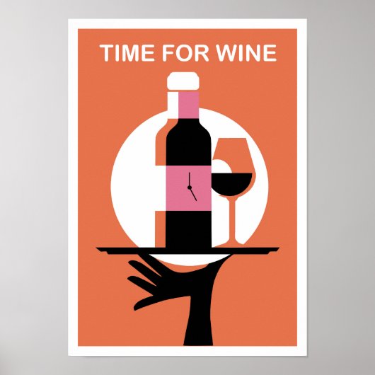 A poster Time for Wine  ポスター (正面)