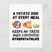 A potato dish at every meal   ポストカード (正面)