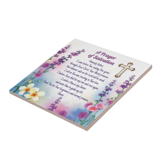 "A Prayer of Salvation" Faith and Grace タイル (側面)