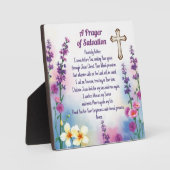 "A Prayer of Salvation" Faith and Grace フォトプラーク (正面)