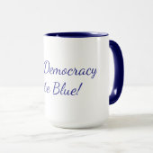 a pro democracy coffee mug マグカップ (正面右)