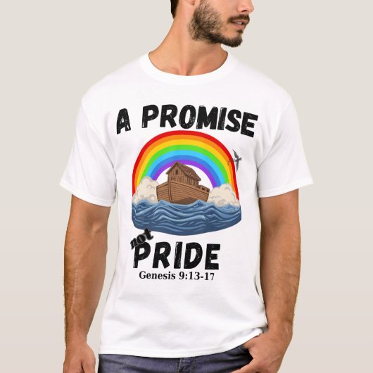 A Promise Not Pride Christian-Biblical Covenant  Tシャツ (正面)