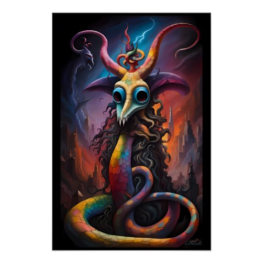 A Prophecy Sealed in the Beastly Masquerade ポスター (正面)