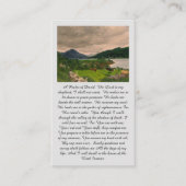 A Psalm of David Celebration of Life Prayer Card 名刺 (正面)