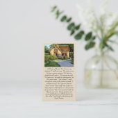 A Psalm of David” Comfort & Blessing Prayer Card 名刺 (スタンド正面)