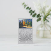 "A Psalm of David” Peace & Comfort Prayer Card 名刺 (スタンド正面)