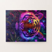 A psychedelic tiger ジグソーパズル (横)