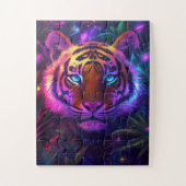 A psychedelic tiger ジグソーパズル (縦)