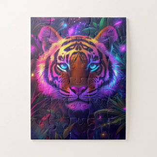 A psychedelic tiger ジグソーパズル