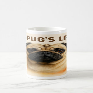 “A Pug’s Life” Cute Pug Mug コーヒーマグカップ
