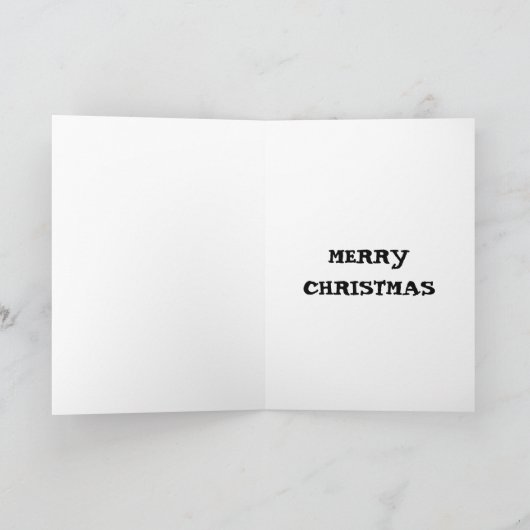 A punk christmas card カード (内部)