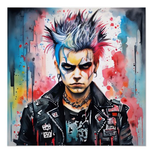 A punk poster ポスター (正面)