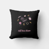A+ Queen Throw Pillow クッション (正面)