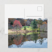 A quiet autumn reflection of color and water, ポストカード (正面/裏面)
