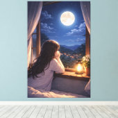 A Quiet Conversation with the Sky キャンバスプリント (インサイチュ (ウッドフロア))