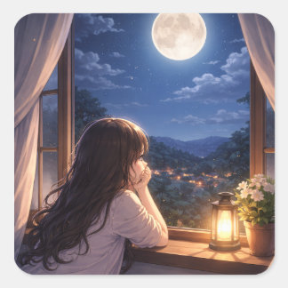 A Quiet Conversation with the Sky スクエアシール