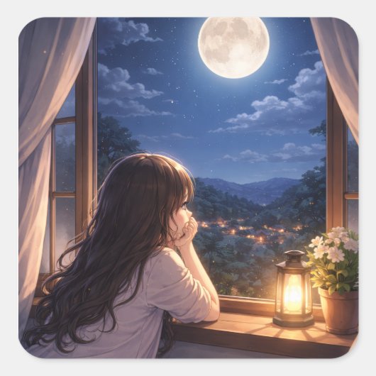 A Quiet Conversation with the Sky スクエアシール (正面)