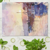 A Quiet Harbour キッチンタオル (折り畳み)