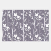 A Quiet Journey Minimal Botanical Silhouettes ラッピングペーパーシート (正面2)