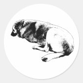 A Quiet Pause ラウンドシール (正面)